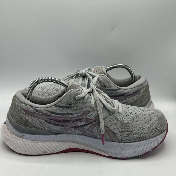 Asics Womens Gel Kayano 29 1012B272 Gray Purple Running Shoes Sneakers Size 11 - Picture 6 of 11